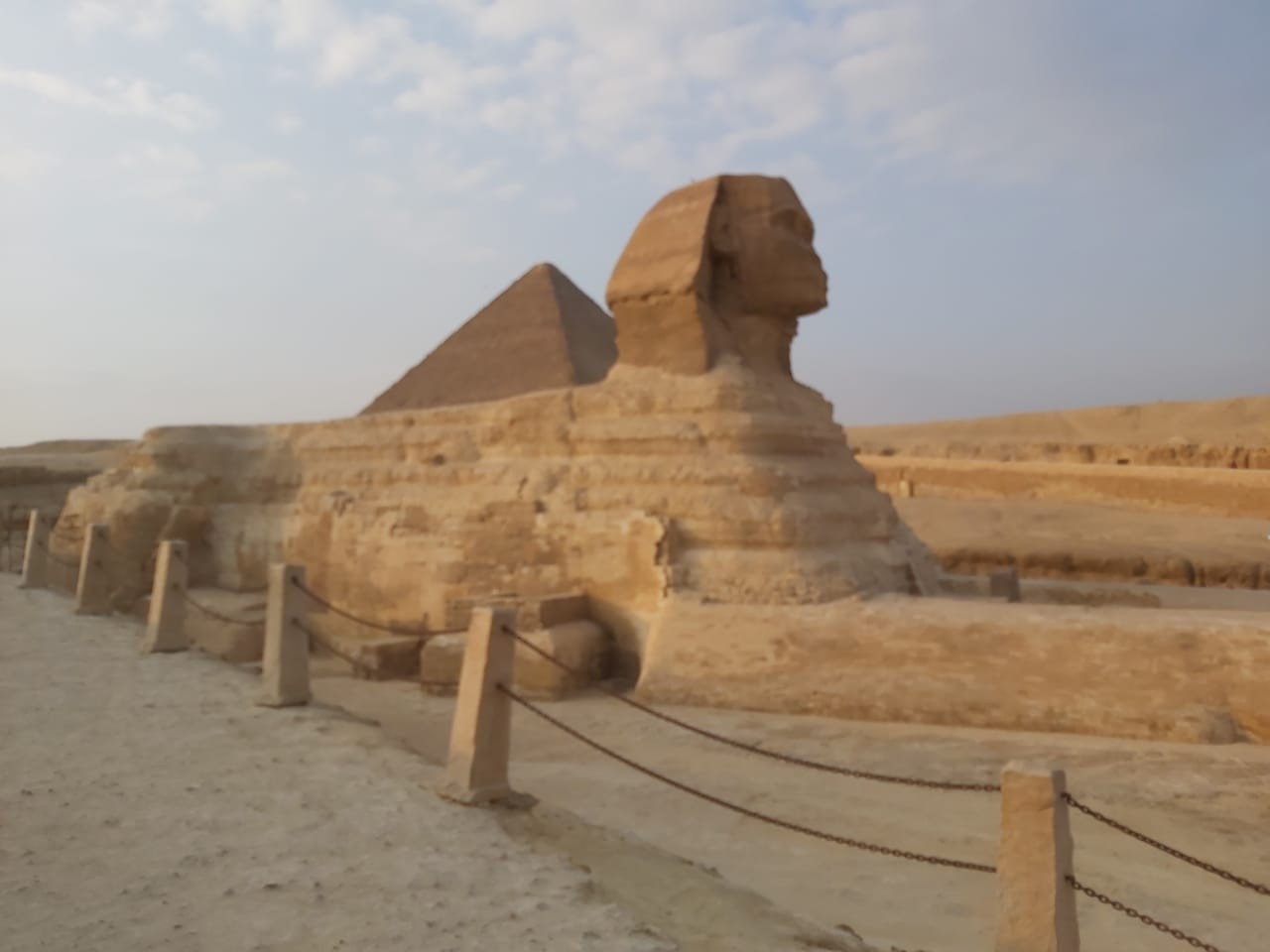 Pyramids of Giza plus Sphinx