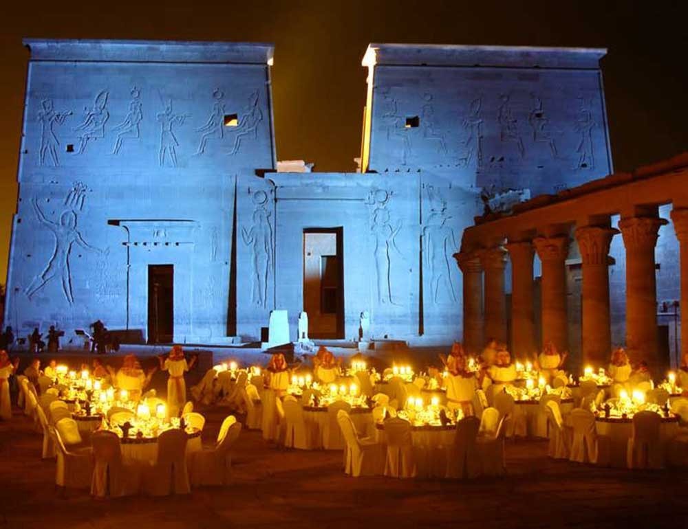 Sound and Light Show at Philae Temple Aswan Tours